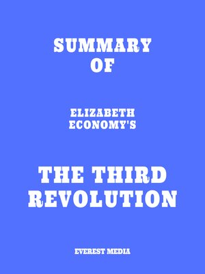 cover image of Summary of Elizabeth Economy's the Third Revolution